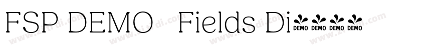 FSP DEMO   Fields Di字体转换